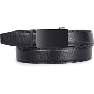 Men's Belt Leather Ratchet Belt for Men Dress Casual with Adjustable Buckle
